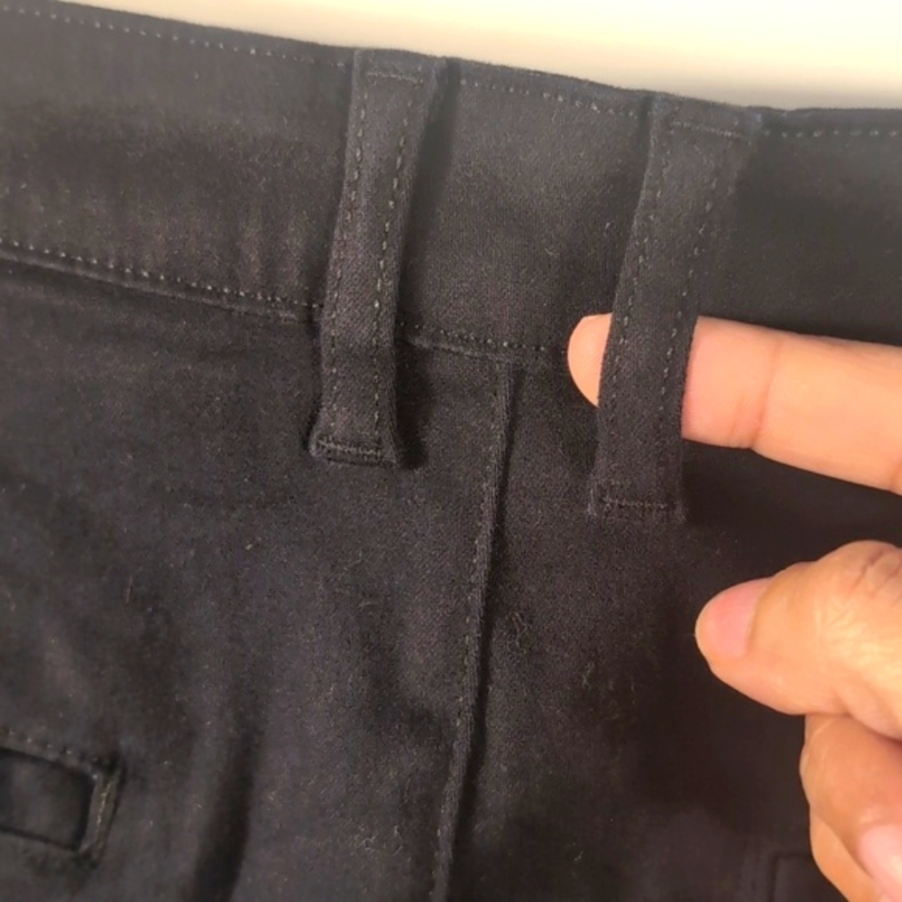 NWT Banana Republic Size 14 Black Chino Shorts | Tailored Work Staple - Picture 4 of 14